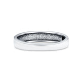 Sunset Ring Oxidized Band Solid 925 Sterling Silver Thumb Ring (5mm)