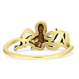 Octopus Ring Oxidized 925 Sterling Silver