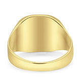 Engravable Signet Ring 925 Sterling Silver  (12.2mm)