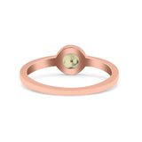Petite Dainty Thumb Ring Round Statement Fashion Ring Oxidized 925 Sterling Silver