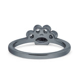 Marquise Art Deco Bridal Wedding Engagement Ring Simulated Cubic Zirconia 925 Sterling Silver