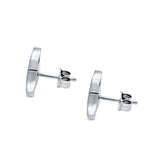 Lab Opal Triangle Celtic Stud Earrings Solid 925 Sterling Silver (12mm)