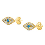 Evil Eye Stud Earrings 