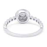 14K Gold 0.25ct Round 7.8mm G SI Promise Diamond Engagement Wedding Ring