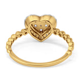 14K Gold 0.32ct Round 8.4mm G SI Promise Diamond Engagement Wedding Ring