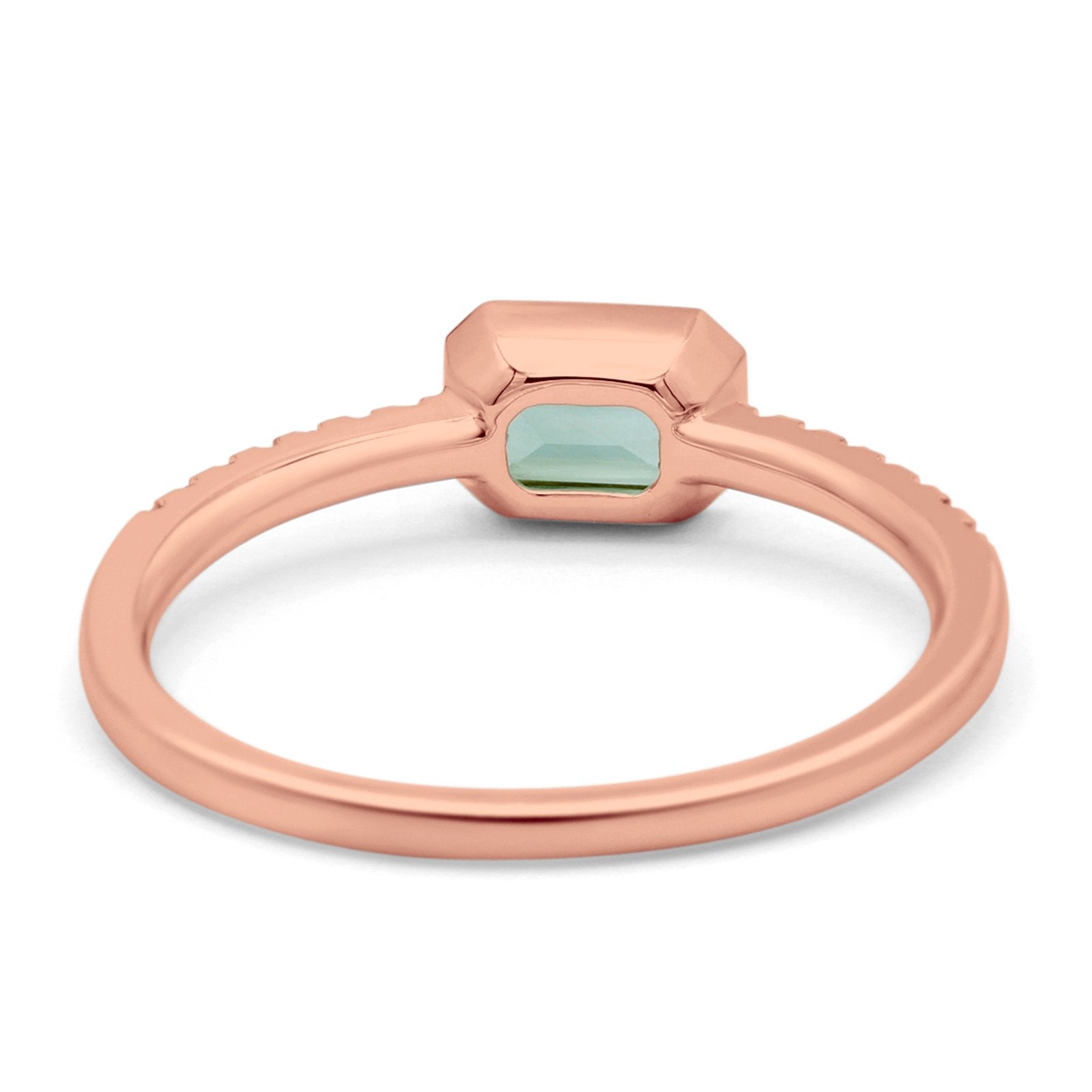 14K Gold Trendy 5.2mm G SI Diamond Engagement Wedding Ring