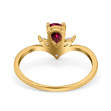 Art Deco Engagement Ring Marquise Simulated Cubic Zirconia 925 Sterling Silver