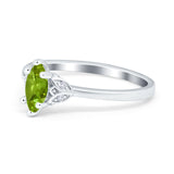 Marquise Art Deco Engagement Ring Simulated Cubic Zirconia 925 Sterling Silver