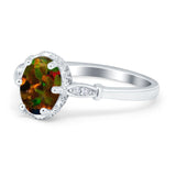 Vintage Style Wedding Ring Round Simulated Cubic Zirconia 925 Sterling Silver