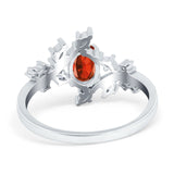Oval Marquise Simulated Cubic Zirconia Ring 925 Sterling Silver
