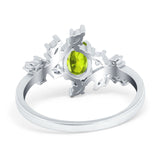 Oval Marquise Simulated Cubic Zirconia Ring 925 Sterling Silver