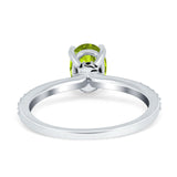 Accent Art Deco Wedding Ring Black Simulated Cubic Zirconia 925 Sterling Silver