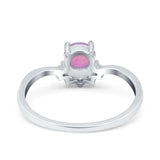 Art Deco V Chevron Engagement Ring Round Simulated Cubic Zirconia 925 Sterling Silver