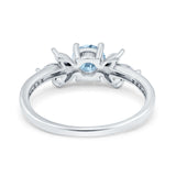 Marquise Wedding Ring Simulated Cubic Zirconia 925 Sterling Silver