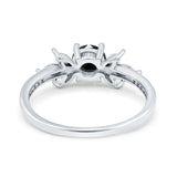 Marquise Wedding Ring Simulated Cubic Zirconia 925 Sterling Silver
