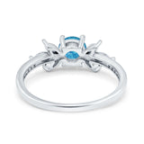 Marquise Wedding Ring Simulated Cubic Zirconia 925 Sterling Silver