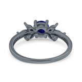 Marquise Wedding Ring Simulated Cubic Zirconia 925 Sterling Silver