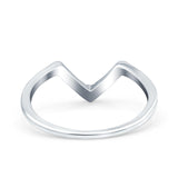 Chevron Ring  Cubic Zirconia 925 Sterling Silver