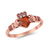 Vintage Style Engagement Bridal Ring Simulated CZ 925 Sterling Silver