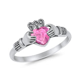 Vintage Style Engagement Bridal Ring Simulated CZ 925 Sterling Silver
