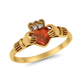 Vintage Style Engagement Bridal Ring Simulated CZ 925 Sterling Silver
