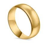 Sterling Silver Wedding Band Ring Round 925 Sterling Silver (7MM)