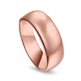 Sterling Silver Wedding Band Ring Round 925 Sterling Silver (9MM)