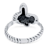 Snake Ring Oxidized Band Solid 925 Sterling Silver Thumb Ring (13mm)