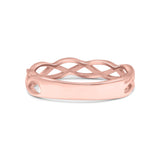 Celtic Band Braided New Trending Design Oxidized Solid 925 Sterling Silver Thumb Ring 4mm(0.15)