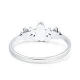 Frogs Oxidized Ring Solid 925 Sterling Silver