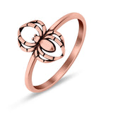 Spider Ring Oxidized Band Solid 925 Sterling Silver Thumb Ring (11.5mm)