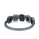 Skull Heads Ring