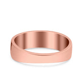 Mountains & Sun Ring Oxidized Band Solid 925 Sterling Silver Thumb Ring (6mm)