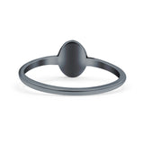 Flowers Ring Oxidized Band Solid 925 Sterling Silver Thumb Ring (6mm)