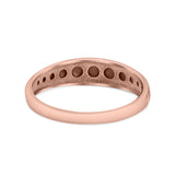 Iconic Vintage Full Moon Phases Beaded Statement Modern Style Oxidized Ring Band Solid 925 Sterling Silver Thumb Ring (4.8mm)