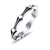 Oxidized Ring Band Solid 925 Sterling Silver Thumb Ring (4mm)