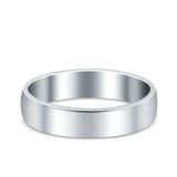 Moon Phases Band Oxidized Ring Solid 925 Sterling Silver (4mm)