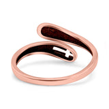 Faith & Cross Band Oxidized Ring Solid 925 Sterling Silver (11mm)