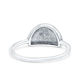 Nature Ring Oxidized Band Solid 925 Sterling Silver Thumb Ring (7mm)