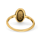 Flowers Ring Oxidized Band Solid 925 Sterling Silver Thumb Ring (11mm)