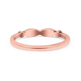 Fish Ring Oxidized Band Solid 925 Sterling Silver Thumb Ring (3mm)