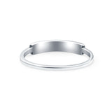 Christmas Trees Ring Oxidized Band Solid 925 Sterling Silver Thumb Ring (3mm)