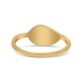 Feather Or Leaf Designer Dotted Oxidized Band Thumb Ring