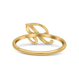 Initial R Alphabet Letter Name Monogram Stackable Trendy Ring Band Solid 925 Sterling Silver Thumb Ring (8.5mm)