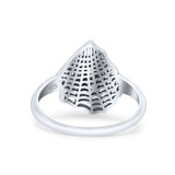Vintage Spiderweb Statement Fashion Oxidized Unique Style Band Solid 925 Sterling Silver Thumb Ring (14.6mm)