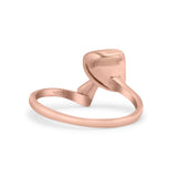 Unique Mushroom Style Artisan Stylish Oxidized Ring Band Thumb Ring (11.8mm)