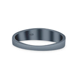 Iconic Sunrise Or Sunset Ring Sunshine New Art Trending Oxidized Band Thumb Ring (4.5mm)