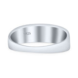 Antiquated Handcrafted Caveman Delicate Artisan Unique Style Oxidized Band Thumb Ring (6.4mm)