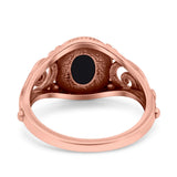 Solitaire Halo Wedding Engagement Ring Round Simulated Cubic Zirconia 925 Sterling Silver