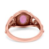 Solitaire Halo Wedding Engagement Ring Round Simulated Cubic Zirconia 925 Sterling Silver